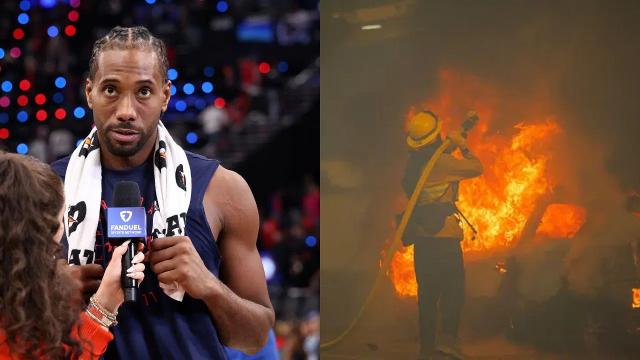 开云体育官网-山火肆虐冲击NBA！乔治豪宅被毁，科尔母亲撤离